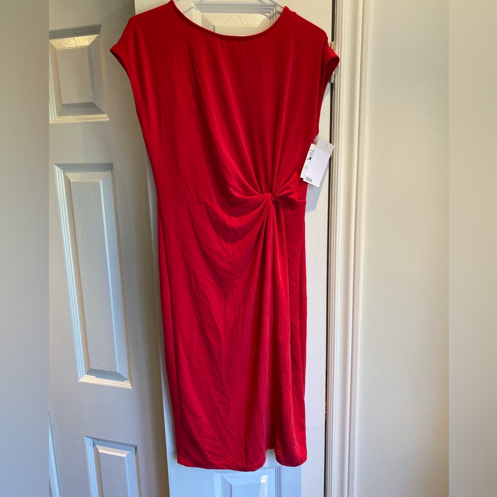 NWT Nordstrom Red Midi Dress